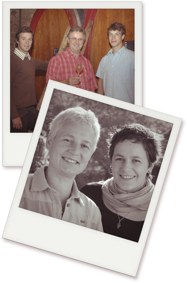 Photographie d'André Ducros et de Myriam Wolfersperger